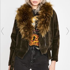 Bewitching Hour Corduroy Moto Jacket